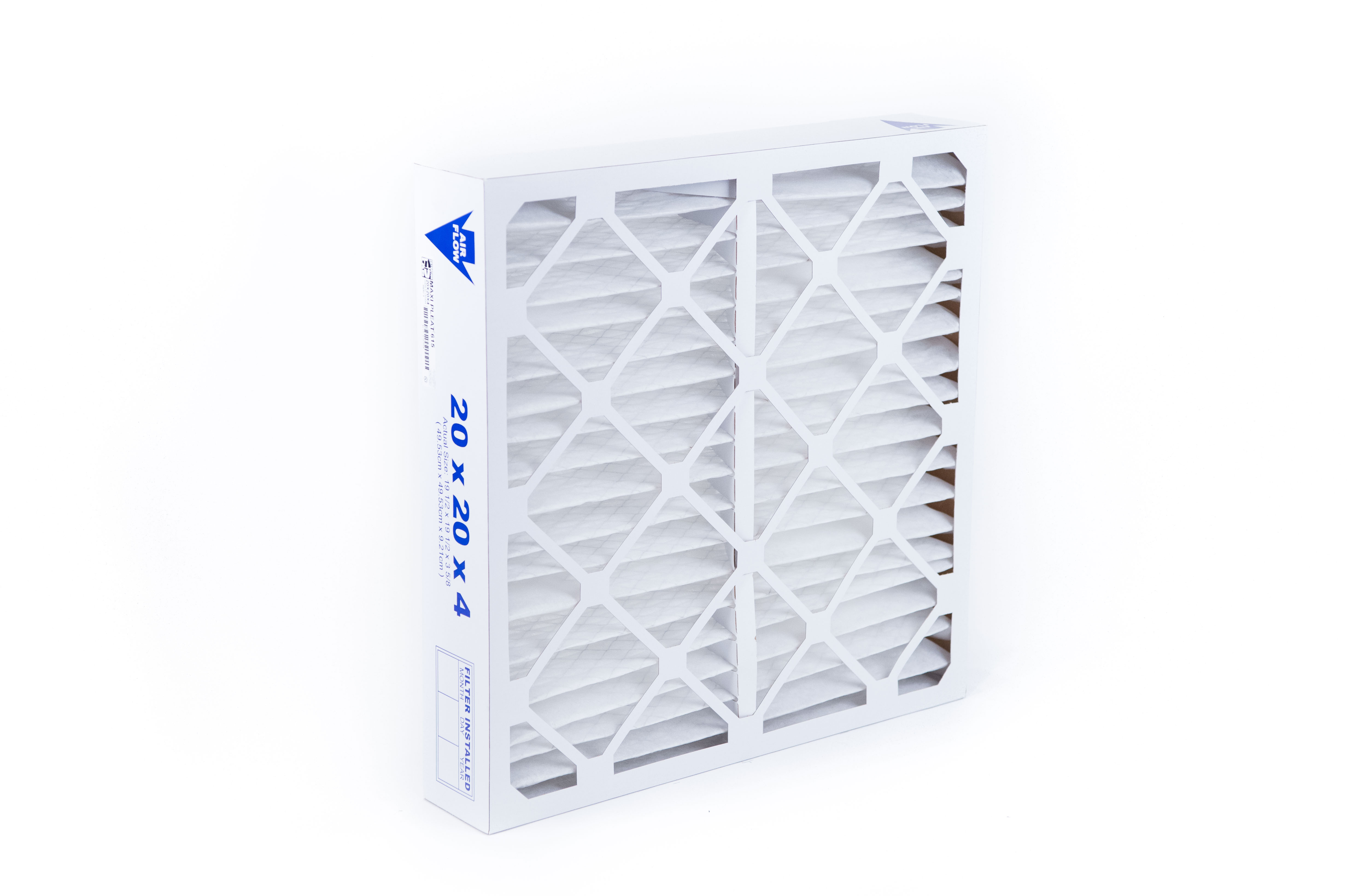 Box of 6 Maxi-Pleat filters 20X20X4
